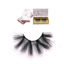 DL030 Hitomi eyelash vendor customized boxes silk eyelash made in korea double layer private label 25mm silk eyelashes